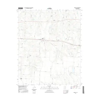 2016 Map of Dodd City, 2016 Print