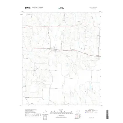 2019 Map of Dodd City, 2019 Print