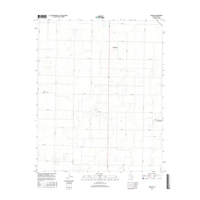 2016 Map of Dodd NE, 2016 Print