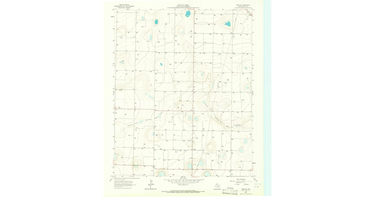 1960s Maps of Castro County, TX | Pastmaps