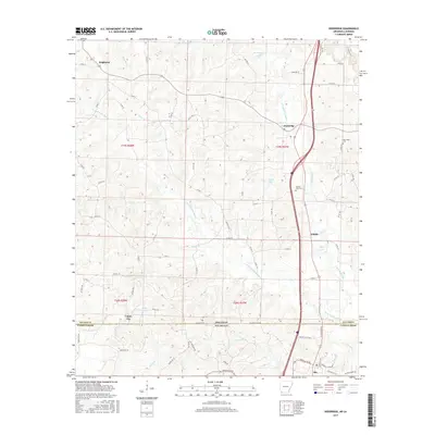2017 Map of Doddridge, 2017 Print