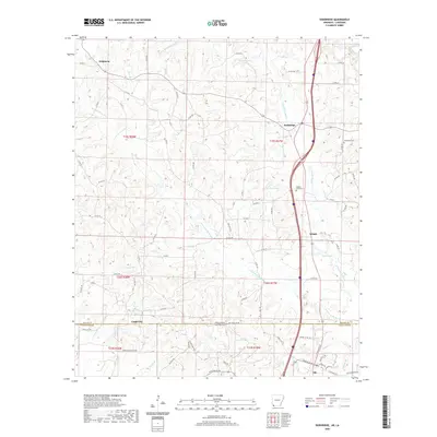 2020 Map of Doddridge, 2020 Print
