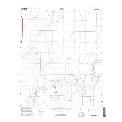 2014 Map of Doddridge NE, 2014 Print
