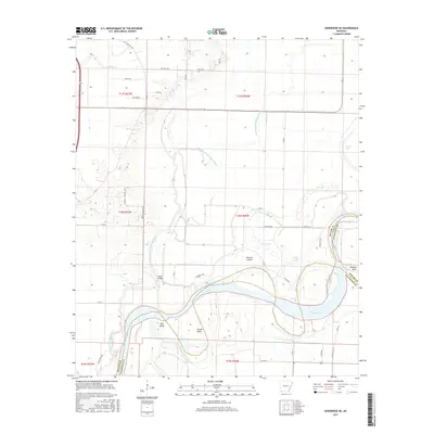 2017 Map of Doddridge NE, 2017 Print