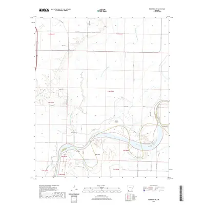 2020 Map of Doddridge NE, 2020 Print