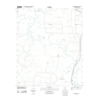 2011 Map of Doddridge NW, 2011 Print