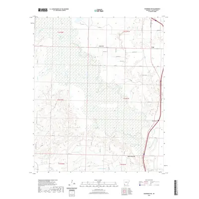 2020 Map of Doddridge NW, 2020 Print