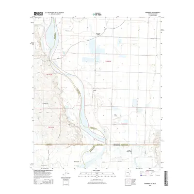 2014 Map of Doddridge SE, 2014 Print