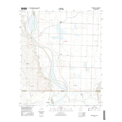 2017 Map of Doddridge SE, 2017 Print