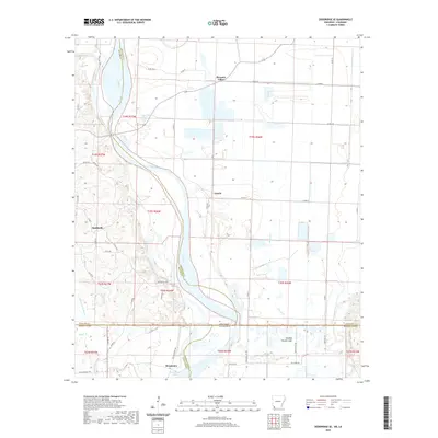 2020 Map of Doddridge SE, 2020 Print