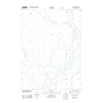 2012 Map of Dodge Butte, 2012 Print