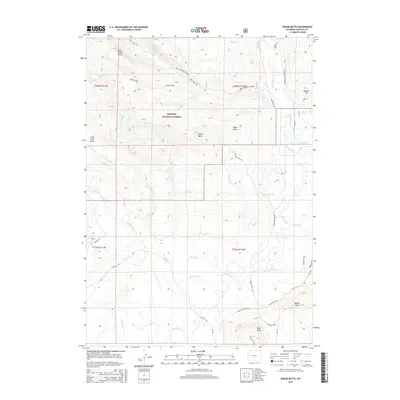 2015 Map of Dodge Butte, 2015 Print