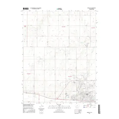 2016 Map of Dodge City, 2016 Print