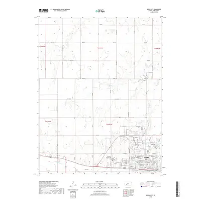 2018 Map of Dodge City, 2018 Print