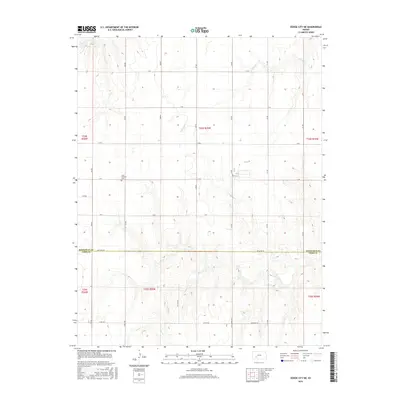 2016 Map of Dodge City NE, 2016 Print