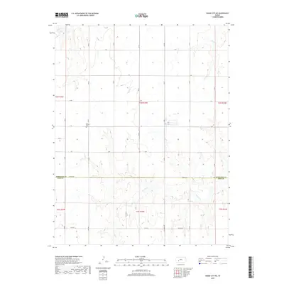 2018 Map of Dodge City NE, 2018 Print