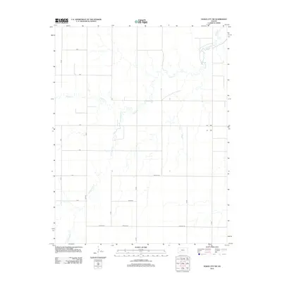 2012 Map of Dodge City NW, 2012 Print