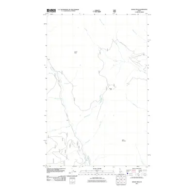 2011 Map of Dodge Peak, 2011 Print