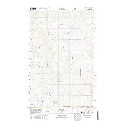 2013 Map of Dodge Peak, 2013 Print