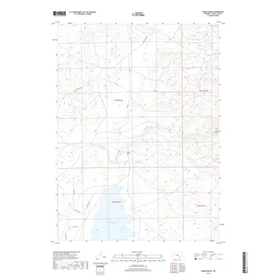 2017 Map of Dodge Ranch, 2017 Print