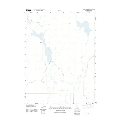 2012 Map of Dodge Reservoir, 2012 Print