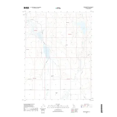 2018 Map of Dodge Reservoir, 2018 Print