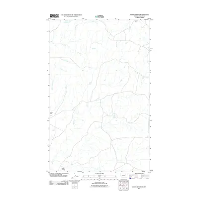2011 Map of Dodge Reservoir, 2011 Print