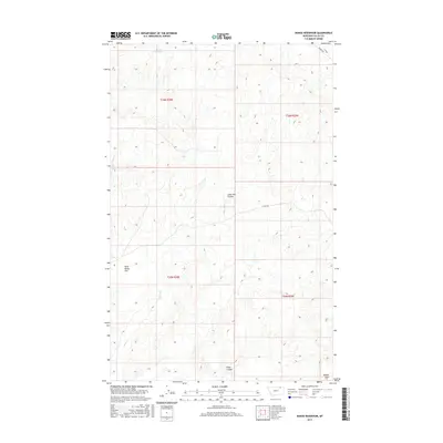 2017 Map of Dodge Reservoir, 2017 Print