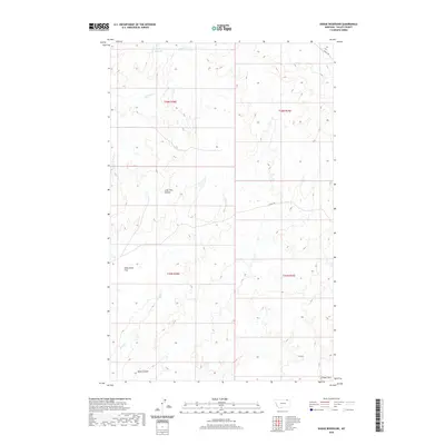 2020 Map of Dodge Reservoir, 2020 Print