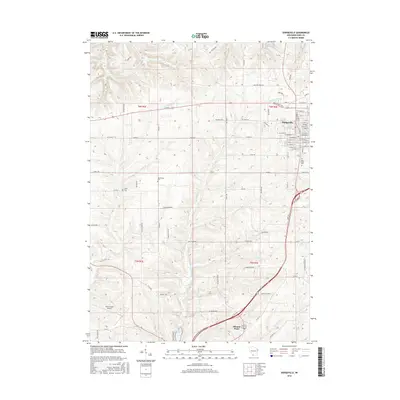 2016 Map of Dodgeville, 2016 Print