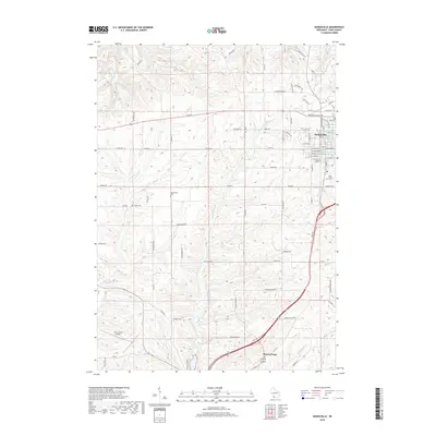 2018 Map of Dodgeville, 2018 Print