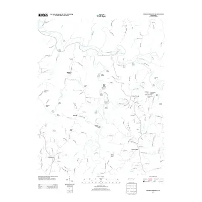 2013 Map of Dodson Branch, 2013 Print