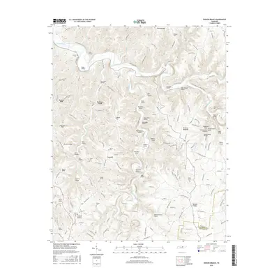 2016 Map of Dodson Branch, 2016 Print