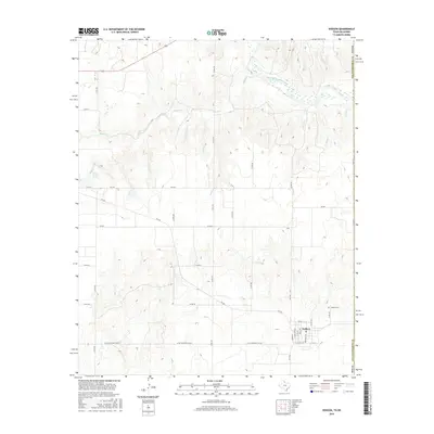 2016 Map of Dodson, 2016 Print