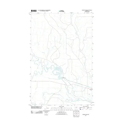 2011 Map of Dodson Dam, 2011 Print