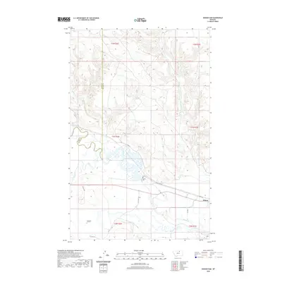2020 Map of Dodson Dam, 2020 Print