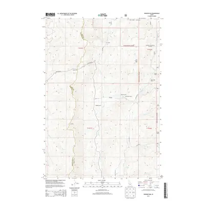 2013 Map of Dodson Pass, 2013 Print