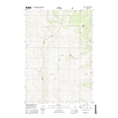 2017 Map of Dodson Pass, 2017 Print