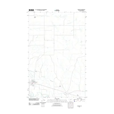 2011 Map of Dodson, 2011 Print
