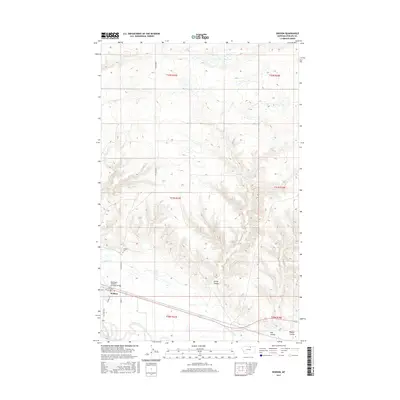 2017 Map of Dodson, 2017 Print