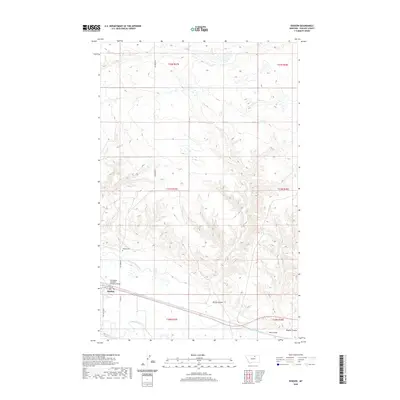 2020 Map of Dodson, 2020 Print