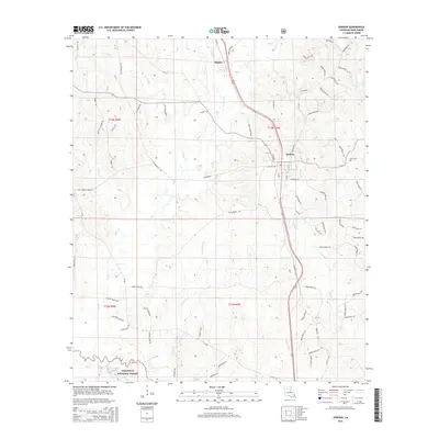 2015 Map of Dodson, 2015 Print
