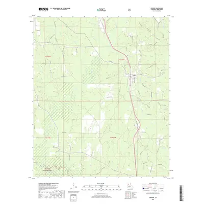 2018 Map of Dodson, 2018 Print