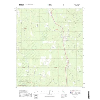 2020 Map of Dodson, 2020 Print