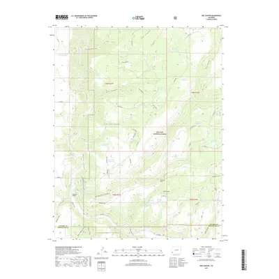 2019 Map of Doe Canyon, 2019 Print