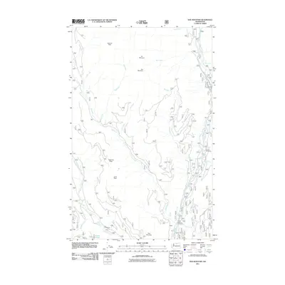 2011 Map of Doe Mountain, 2011 Print