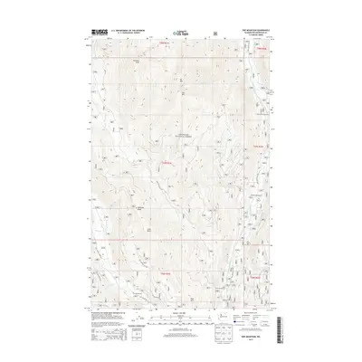 2014 Map of Doe Mountain, 2014 Print