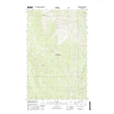 2017 Map of Doe Mountain, 2017 Print