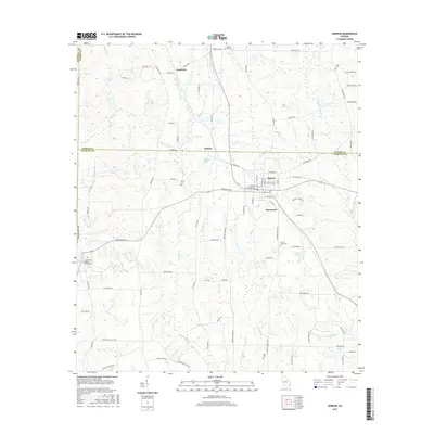 2017 Map of Doerun, 2017 Print