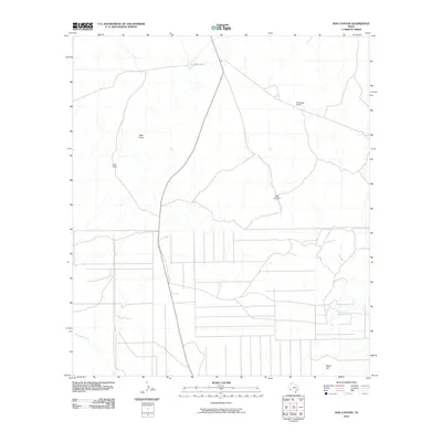 2010 Map of Dog Canyon, 2010 Print